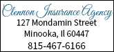 Clennon Insurance Agency Sponsorship Banner