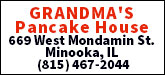 Grandma's Pancake House Sponsorship Banner